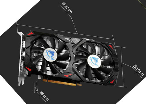 Édition de puissance élevée de fan de haute performance de la carte graphique 29+ d'AMD RX580 8G double